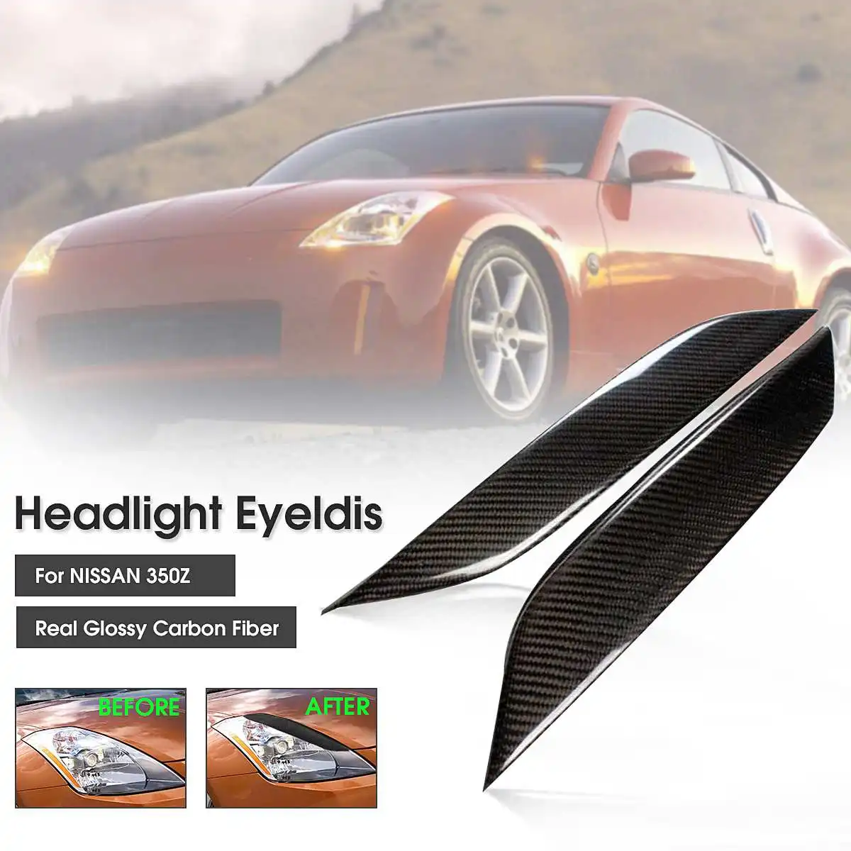 Door Handle Sport Vinyl Decal sticker fits 350Z Carbon fiber vinyl You get 3