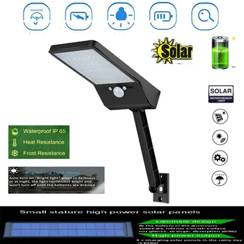 

LED 800LM Solar Lamp Waterproof PIR Motion Sensor Garden Light Outdoor 3 Mode Security P s fo