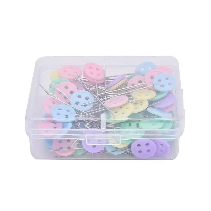 HOT 400 Pack Color mixing Flat Flower Head Pins Boxed(400 Pack