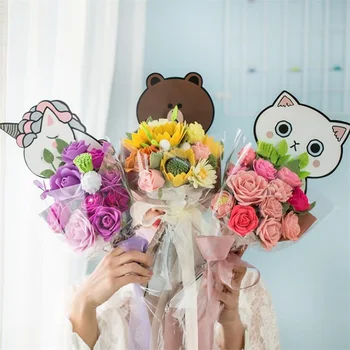 

DIY Flower bouquet Kindergarten Learning Education toys kids craft toys home decoration Christmas Valentine gifts