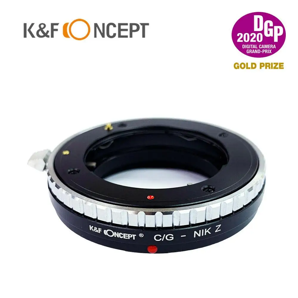 Adattatore K & F Concept Per Obiettivo Contax G Mount Per Fotocamera Nikon Z Mount Z6 Z7 Z50 Zf Zfc