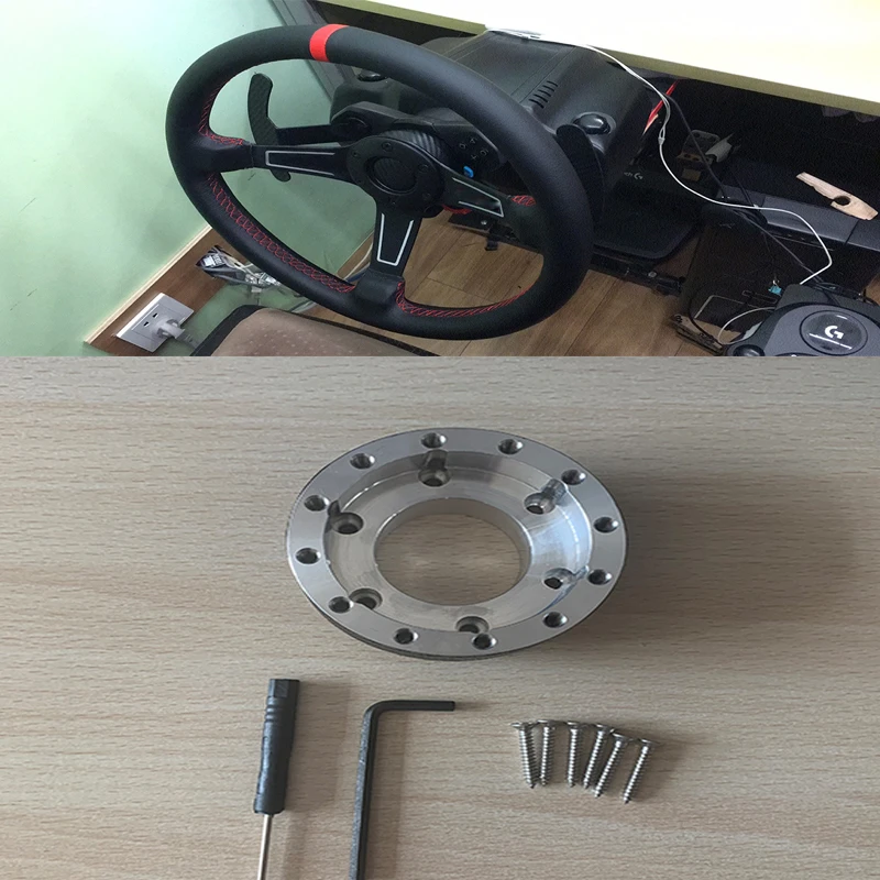 For Logitech G29 G920 G923 13/14inch Steering Wheel Adapter Plate 70mm Pcd Racing Car Game