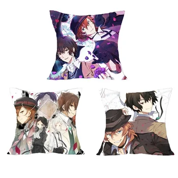 

Anime Manga Bungo Stray Dogs Cushion Cover Seat Bedding Cushion Covers 45x45cm
