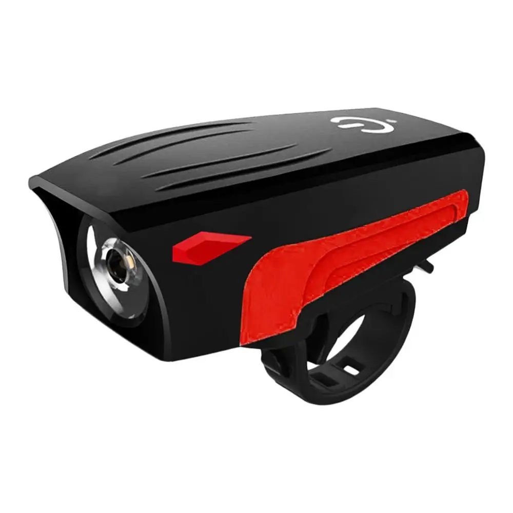 

Bicycle Accessories Bike Light with Loud Horn High Brightness USB Rechargeable Bicycle Headlight 5 Lighting Modes