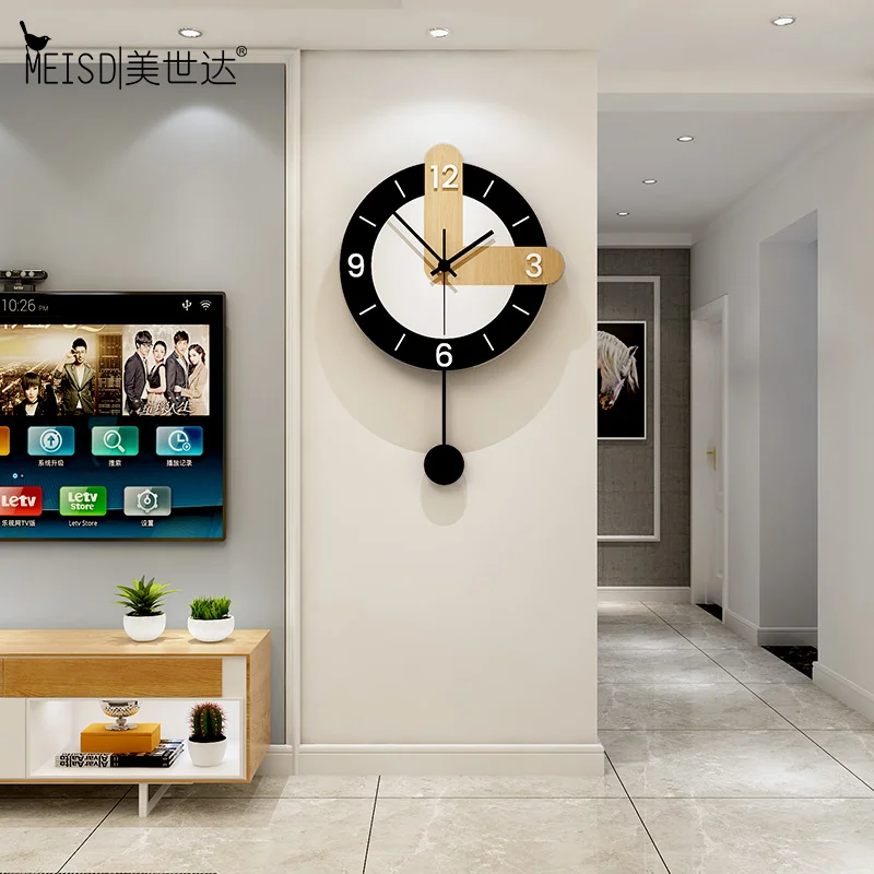 

MEISD Quartz Clock Wall Clocks Decoration Watch Wall Art Poster Picture Acrylic Watch Living Room Decor Horloge Free Shipping