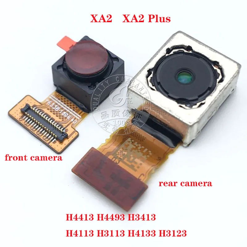 

For Sony Xperia XA2 XA2 Plus H4113 H3113 H4133 H4413 H4493 H3413 front small facing Selfie camera/back main camera rear camera