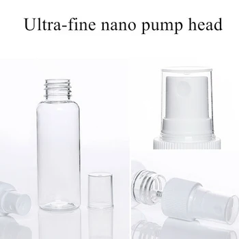 

10Pcs Spray Bottle 100ML Cosmetic Dispenser Travel Kit Plastic Transparent Beauty Containers Set Hand Antiseptic Mini Mist Spray