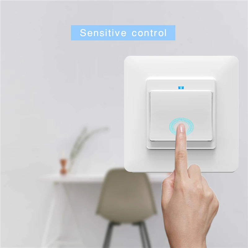 Wi Fi Wirelss умный светильник Переключатель 1/2/3 Gang голос Управление Панель стены WiFi