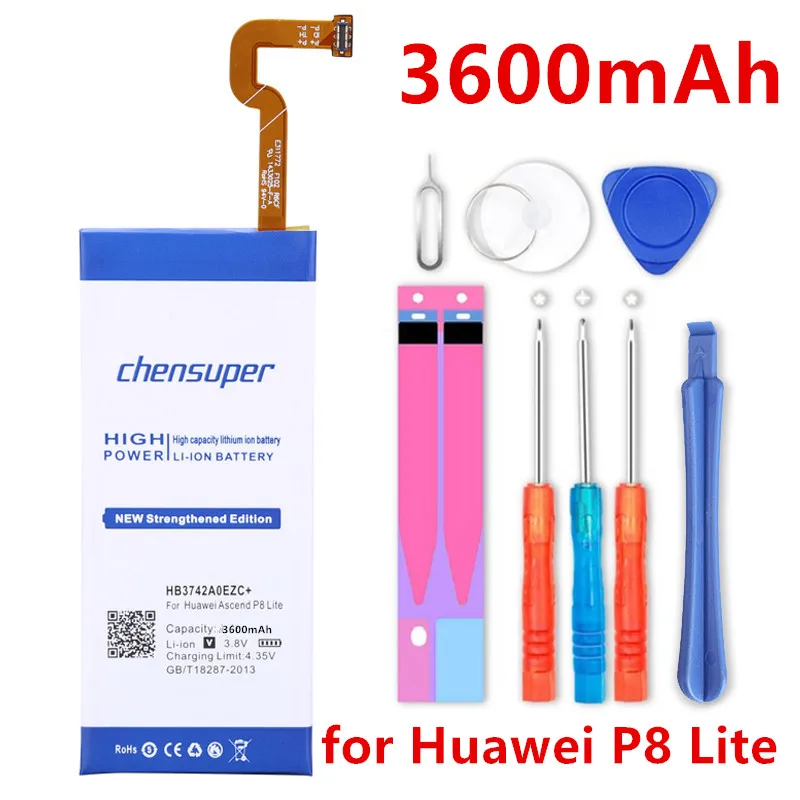 New chensuper 3600mAh HB3742A0EZC+ Battery for Huawei Ascend P8 Lite | Мобильные телефоны и аксессуары