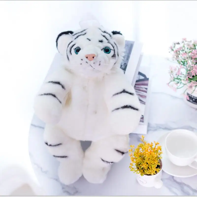 Lifelike Tiger Backpack Tiger Shoulder Bag Birthday Children Kids Girls Doll Toy Kids Gift