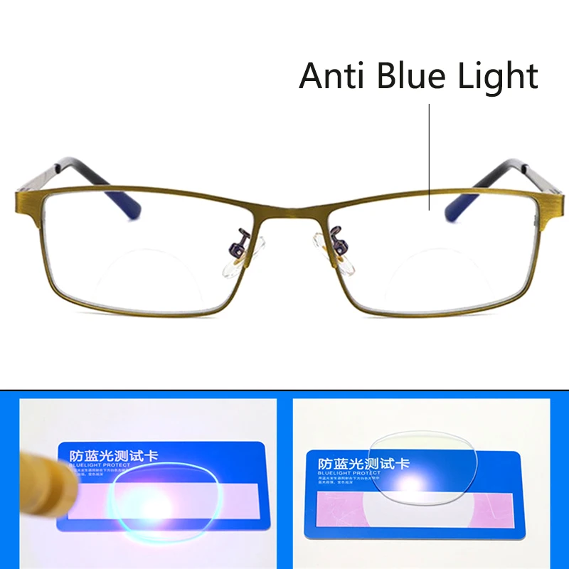 Lunettes De Lecture Photochromiques - Verres Transition Gris - Anti-Lumière Bleue - Charnière à Ressort - Pour Homme Et Femme