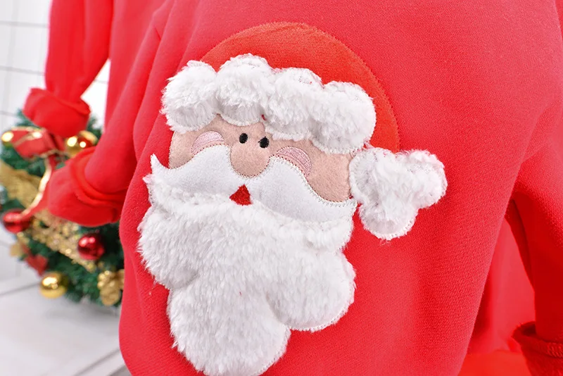 Рождественские одинаковые свитера для всей семьи с оленем, оленем, Санта-Клаусом; свитер для взрослых и детей; Новогодняя одежда для папы, мамы и ребенка