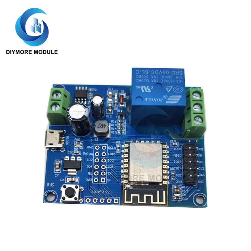ESP8266 bezprzewodowy WIFI kontroler przekaźnika moduł pojedyncze-moduł przekaźnikowy ESP 12F pokładzie rozwoju dla IOT inteligentny dom DC5V-80V 23 H7bd0b5b9eb354c93b67d1ae4a5d911ceu ESP8266 bezprzewodowy WIFI kontroler przekaźnika moduł pojedyncze-moduł przekaźnikowy ESP 12F pokładzie rozwoju dla IOT inteligentny dom DC5V-80V