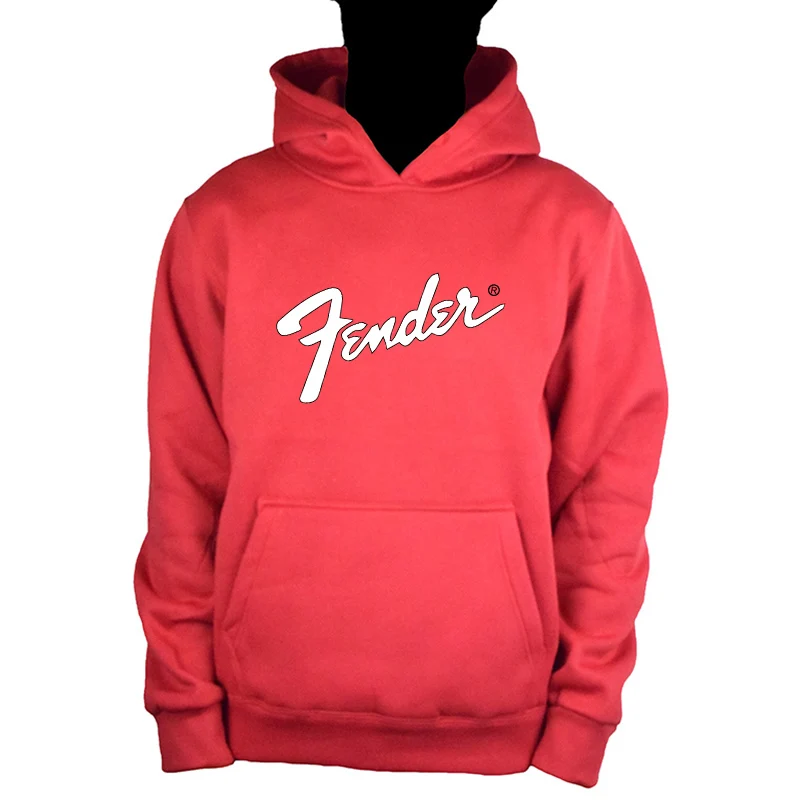 

2019 New Autumn Guitar Fender Hoodies Men Fashion Coat Pullover Warm Jacket Unisex Fender Guitar hoodie Sweatshirts