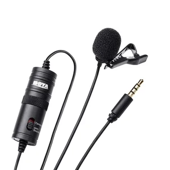

Professional Smartphone Microphone 6M Lavalier Microphone Audio Video Recorder Interview for DSLR Camcorder Camera New