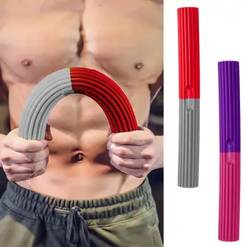 

Silicone Fitness Bar Hand Forearm Strengthener For Athletes Injury Recovery Fitness Equipment Flexible Gym Workout Training Bar