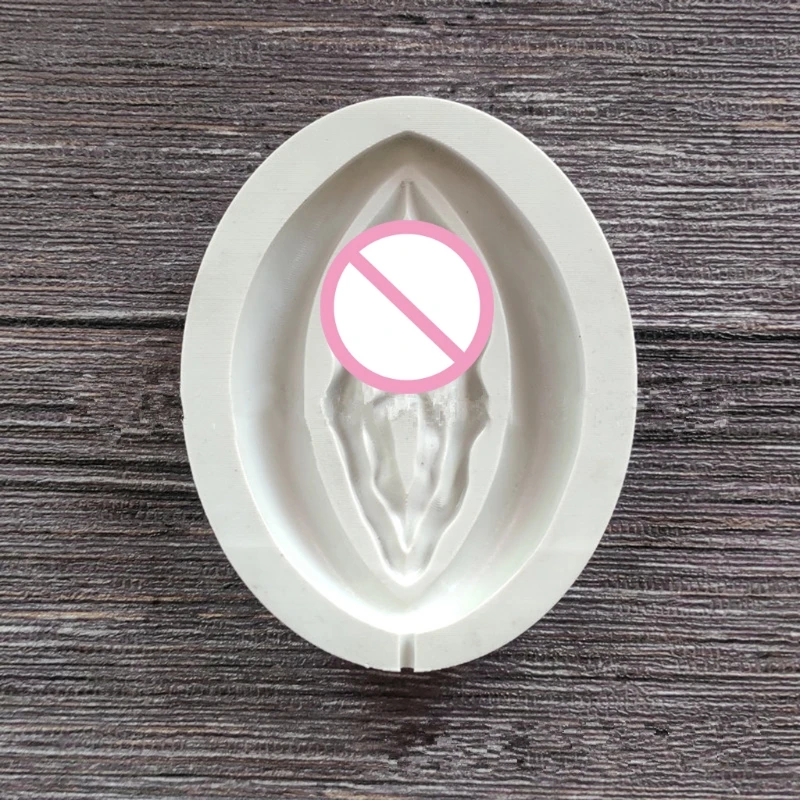 Handamade Female Vagina Mold Sex Silicone Molds for Soap Craft Candle Clay Chocolate Mold Baking Cake Resin Decorating Mould silicone mold