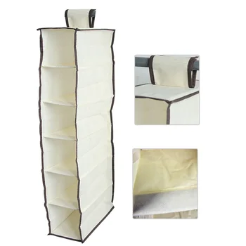 

6 Layers Hanging Garment Bag Drawer Type Wardrobe Hanging Storage Bag Clothes Shoes Clothing Underwear Organizer Hanging Box