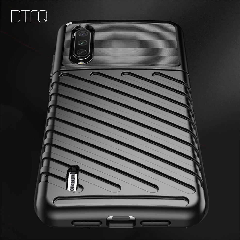 샤오미 mi a3에 대 한 dtfq 견고한 케이스 샤오미 mi a3 lite cc9 cc9e에 대 한 shockproof 다시