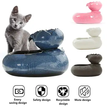 

Electric Ceramic Drinking Fountain For Cats Dogs Drinking Bowl Automatic Cat Water Fountain Dispenser Pet Products Food Bowl