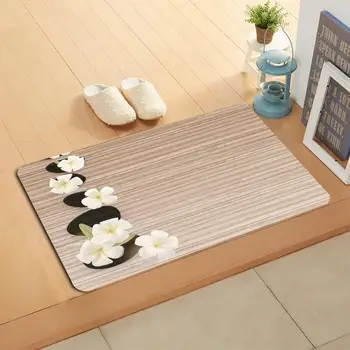 

Custom Orchid Doormat Home Decor Door mat Floor Mat Bath Mats foot pad#20-05-19-63