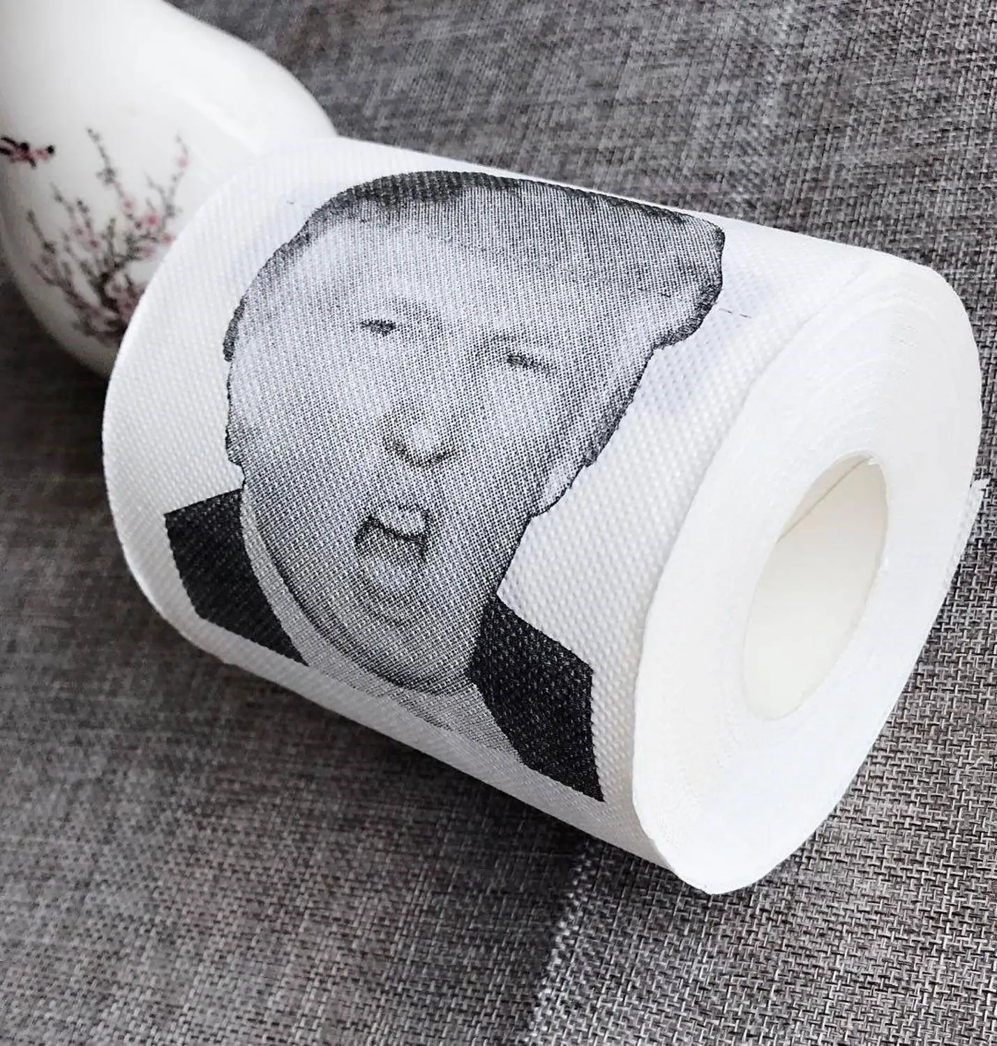 Paper Tissue Toilet Roll Paper Joke Fun Paper Tissue Gag Gift Prank Joke Creative Bathroom Funny Toilet Paper President Donald Trump Toilet