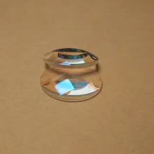 Выпуклая линза диаметром 50 мм плоско-выпуклая ZF2 материал фокусное расстояние 80 мм Обработка индивидуального оптического оборудования