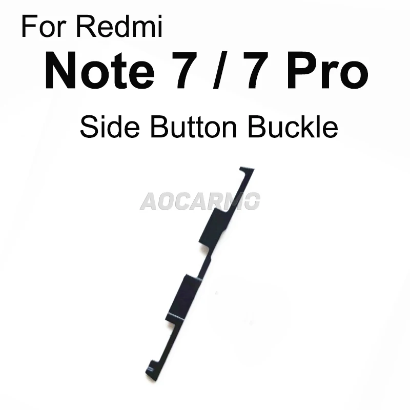 Power Button On/Off Volume Switch for Xiaomi Redmi Note 7 / 7 Pro 7Pro Buckle Bolt Bracket Ribbon Flex Cable Phone Switch Key Micro Switch