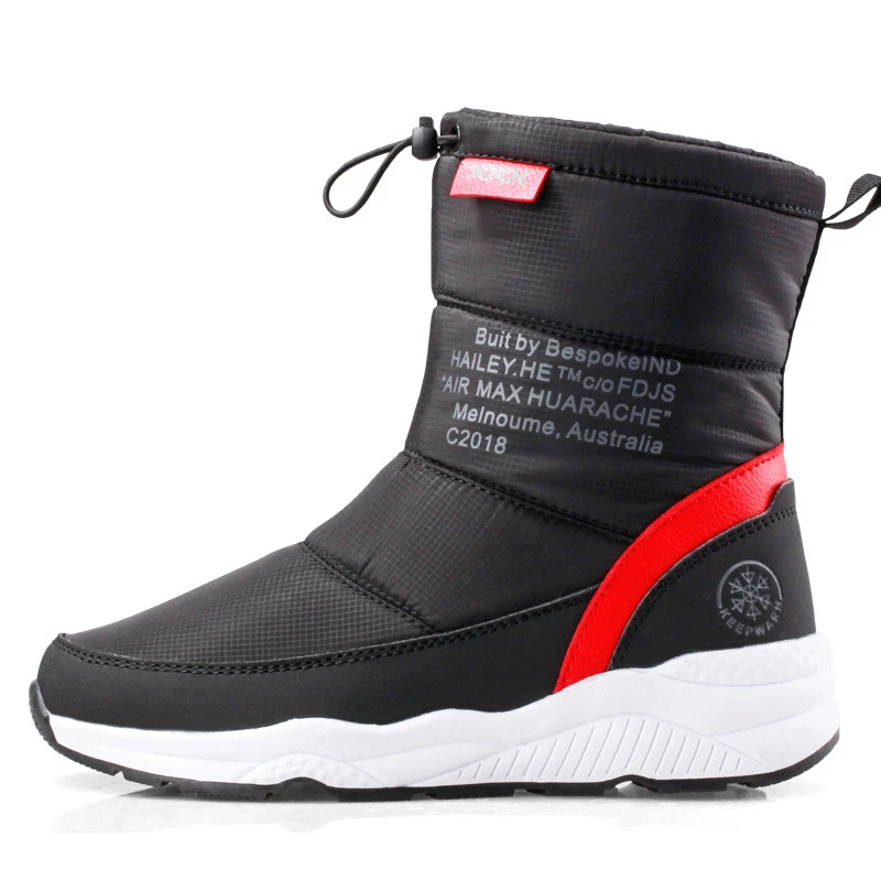 Women's Warm Snow Boots Waterproof Outdoor Casual Shoes Mid-Calf Non-slip Footwear Female Lightweight Winter Boots Size 36-40