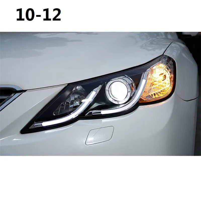 Дневные ходовые автозапчасти Drl Luces Led Para Авто Cob фары Задние Автомобильные фары в сборе 10 11 12 13 для Toyota MARK X
