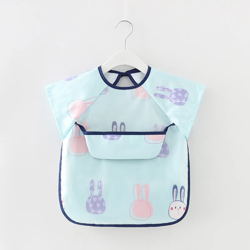 Cute Cartoon Baby Bibs Waterproof Infant Eating Children Drawing Sleeveless Baby Bandana Bibs Soft Baby Bib Meal Burp Eva Cloths 3