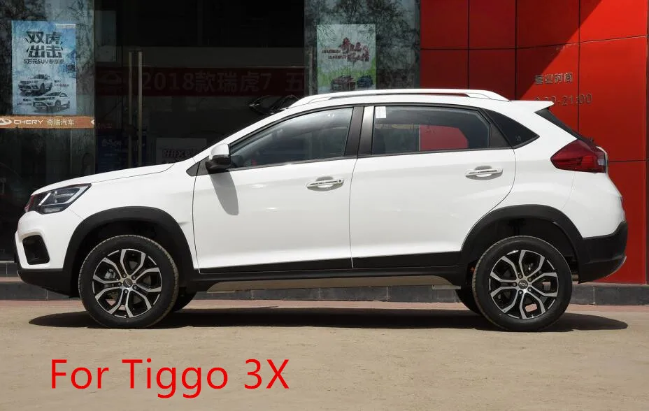 PC ярко черное окно BC средний столб Украшенные молдинги для Chery Tiggo 5/5X/7/3X Arrizo CB061 - Цвет: For Tiggo 3X