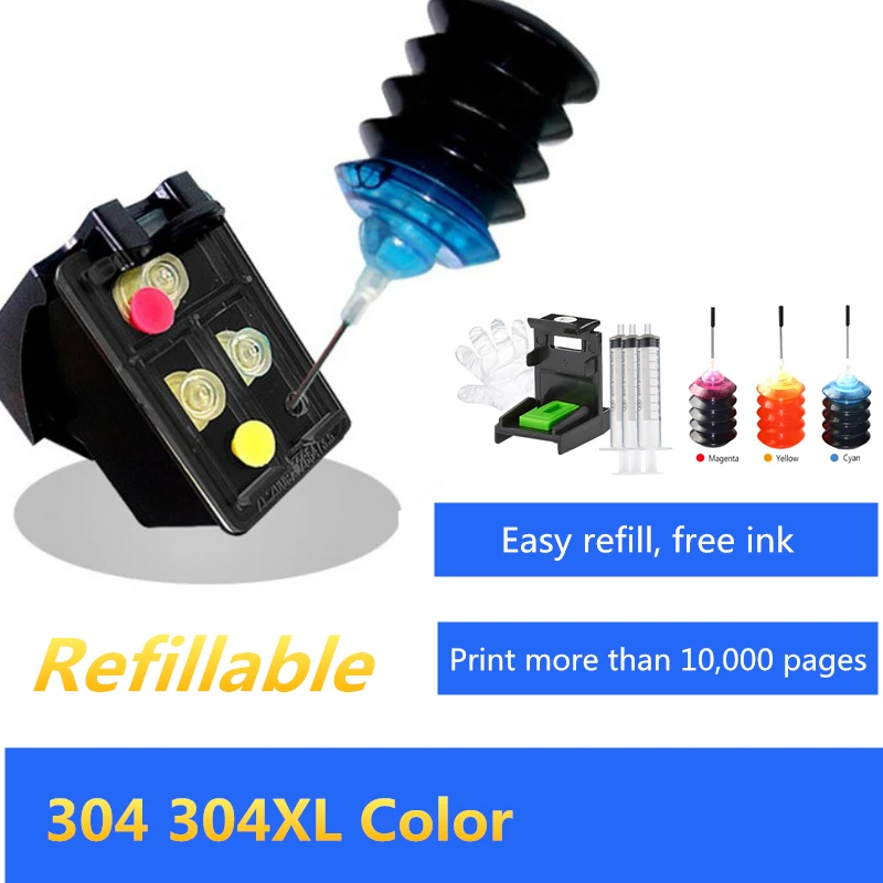 GraceMate 304 Замена для HP304 304XL чернильный картридж HP Deskjet 3720 3721 3723 3724 3730 3732 3752 3755