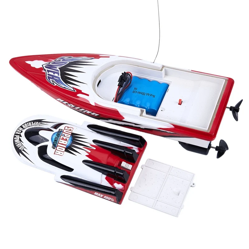 RC Лодка Радио пульт дистанционного управления сдвоенный двигатель высокоскоростная лодка RC гоночная игрушка подарок для детей ЕС вилка