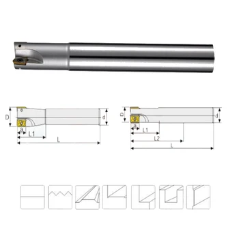

10pcs CAPMT1135PDERDP Carbide Insert BAP 300R Indexable Face End Mill Equipment