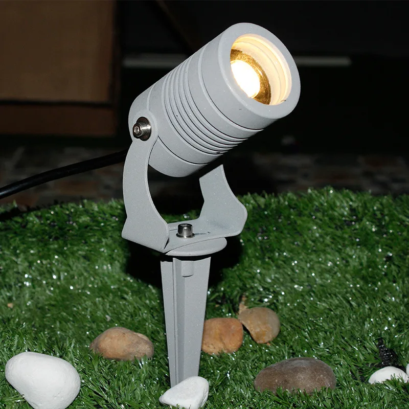

Myung Lighting Courtyard LED Lawn Spotlight Outdoor Waterproof Garden Villa Projection Lamp Ground Plugged Light Tree Lamp