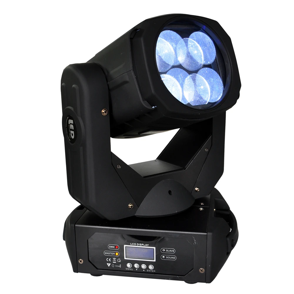 Суперсветодиодный подвижный головной светильник TIPTOP Blizzard Nova 4x25 вт 4 в 1 цветной RYBW