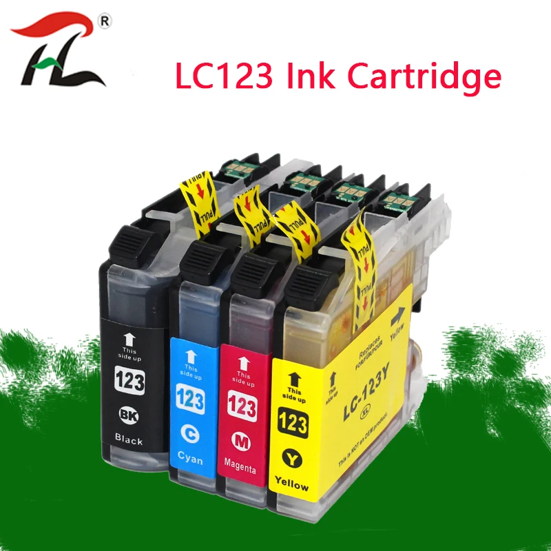 Совместимые чернильные картриджи для Brother LC123 LC121 MFC J4410DW J4510DW J870DW DCP J4110DW J132W J152W J552DW