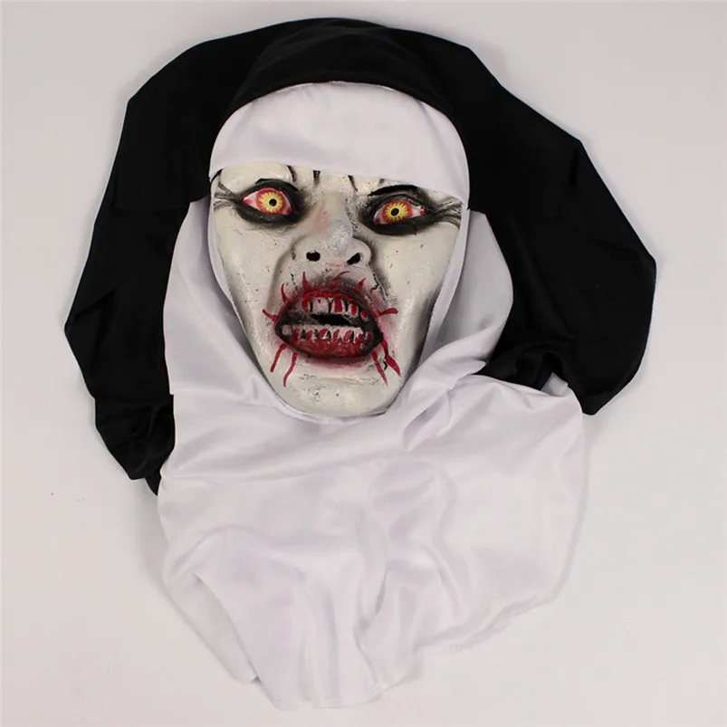 Halloween Party Mask Funny Scary Devil Zombie Dress Up Props Latex Horror Face Mask Latex Products Party Home Decoration 40AUG511
