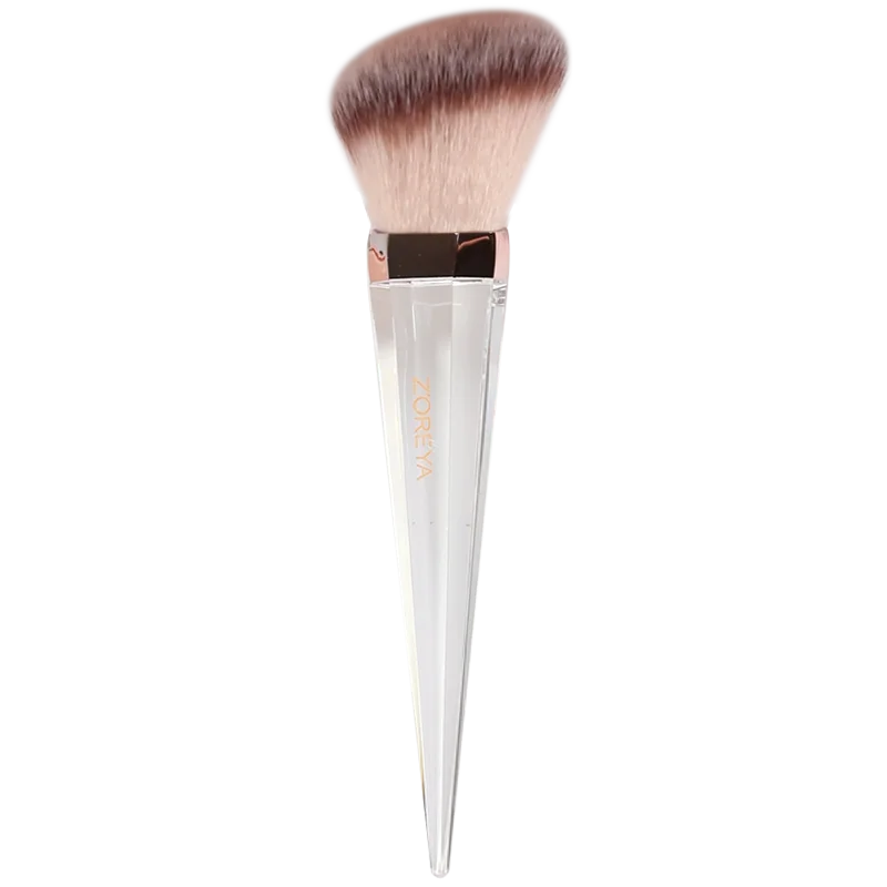 blush brush ZOREYA макияж кисточка для тональной крем-пудры кисть для румян кисть для растушевки макияжа кисточки с украшением в виде кристаллов ручка - Handle Color: blush brush