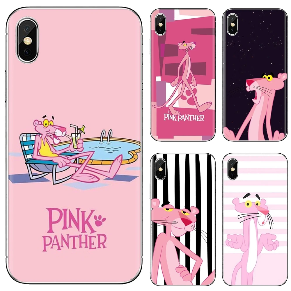 Funda de teléfono silicona con Pantera Rosa para Samsung Galaxy Note 3, 4, 5, 8, S3, S4, S5, Mini, S6, S7, Edge, S8, S9, Plus|Fundas antigolpes teléfono| - AliExpress