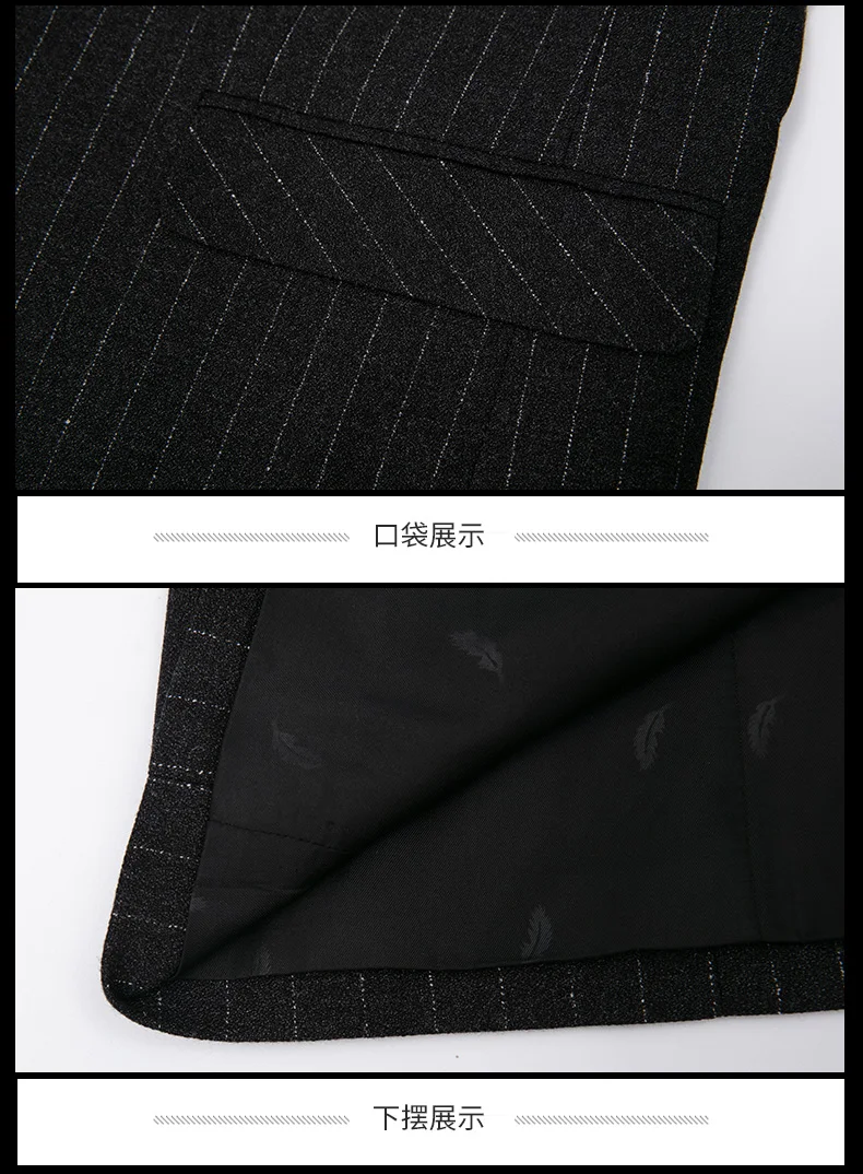 8XL 6XL полосатый блейзер Мужской приталенный Блейзер тонкий Masculino бизнес повседневный мужской Стильный Блейзер сезон весна осень в горошек Полосатый блейзер
