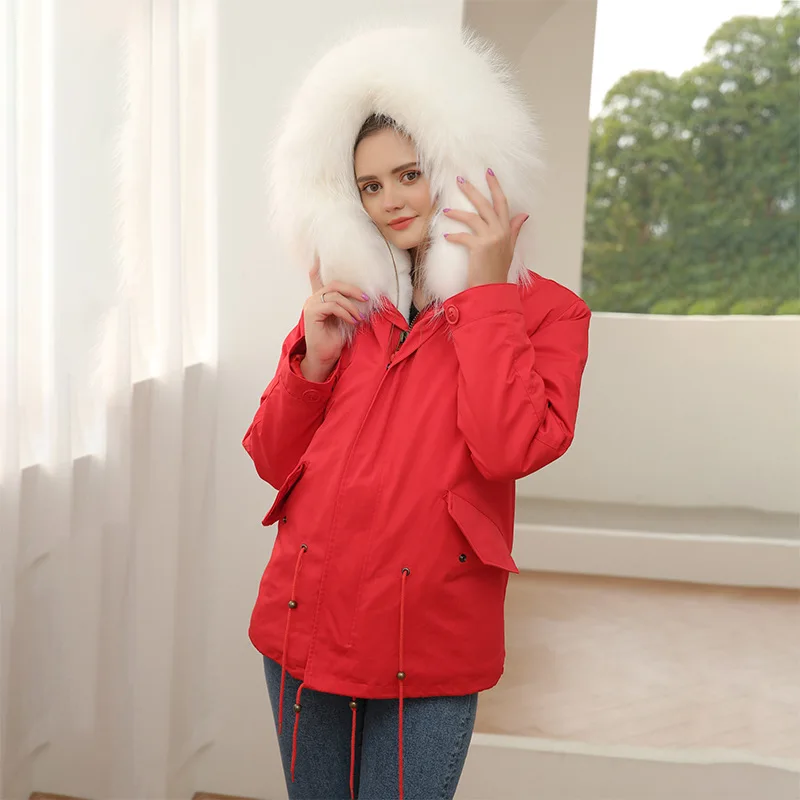 Rocwickline New Autumn & Winter Women's Coat Preppy Style Patchwork Zippers Hooded Office Lady Streetwear Military Formal Coat