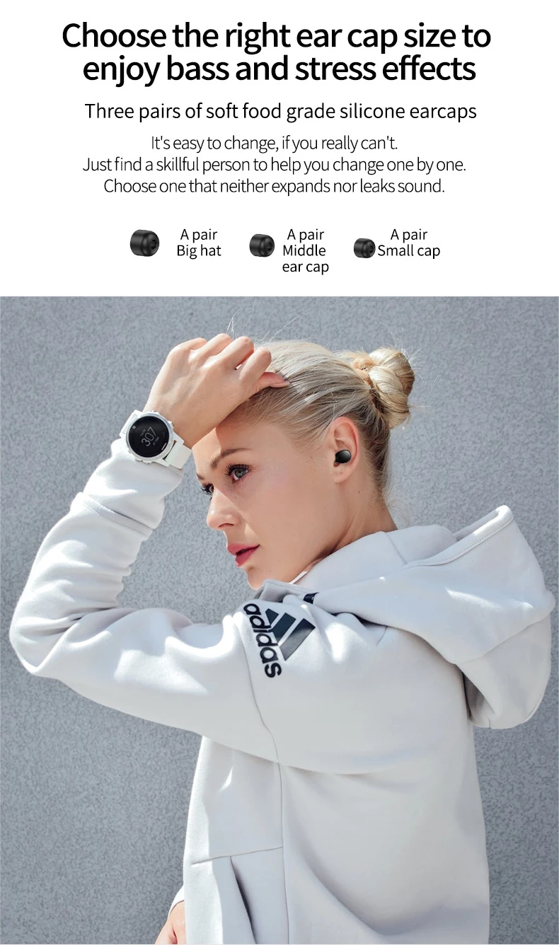 Мини TWS Bluetooth 5,0 Наушники Беспроводные спортивные наушники шумоподавление стерео гарнитура сплав вращающийся зарядный ящик