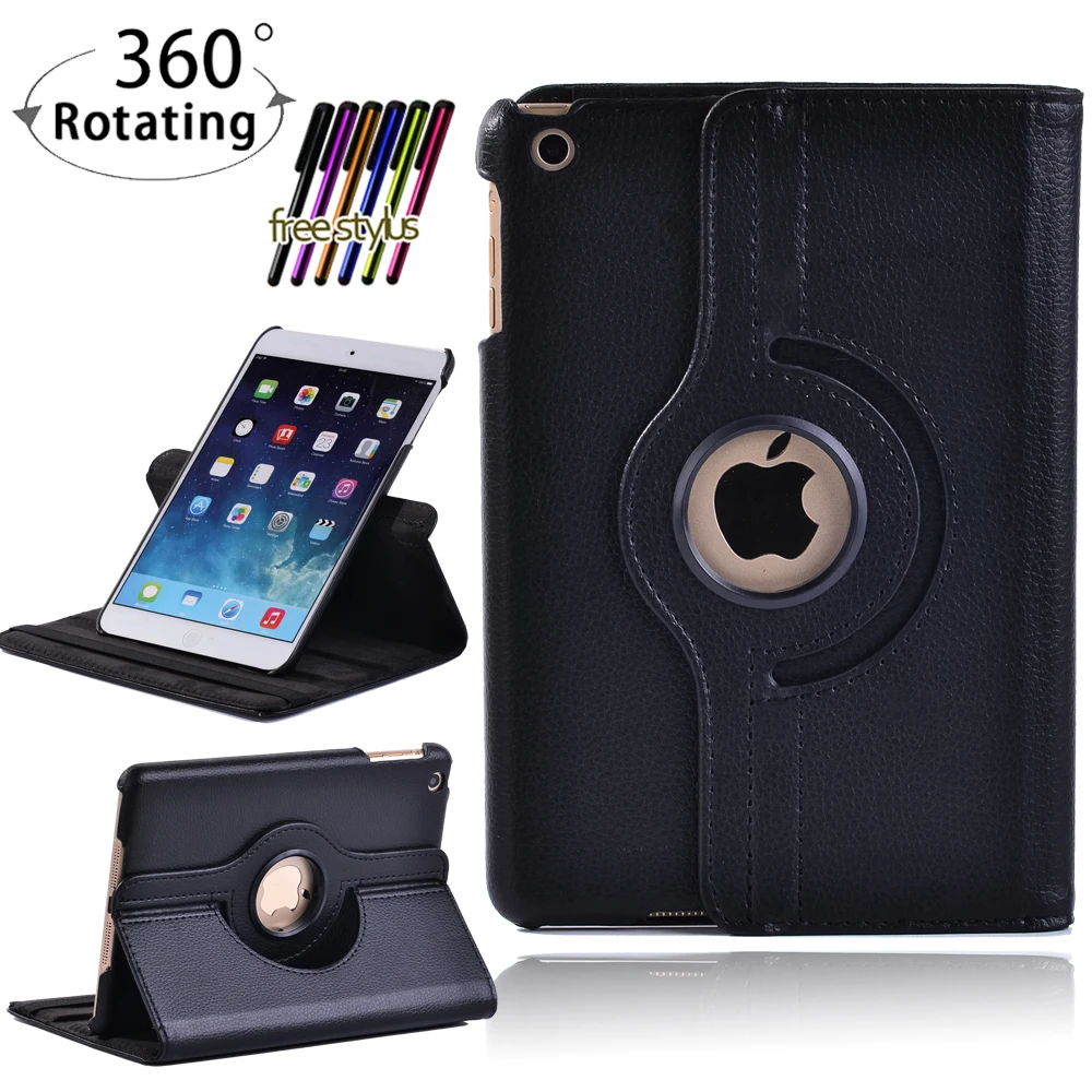 

360 Rotating Case for Apple Ipad Mini 1/2/3 7.9 Inch Tablet A1490/A1491/A2599/A1454/A1455/A1489 Case Filp Leather Stand Cover