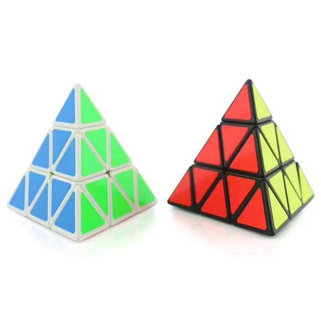 Pyramid Magic Cube 3x3 Cubo Magico Kids Intellectual Develop Game Learning Educational 3x3x3 Pyramid Puzzle Toys For Children 1