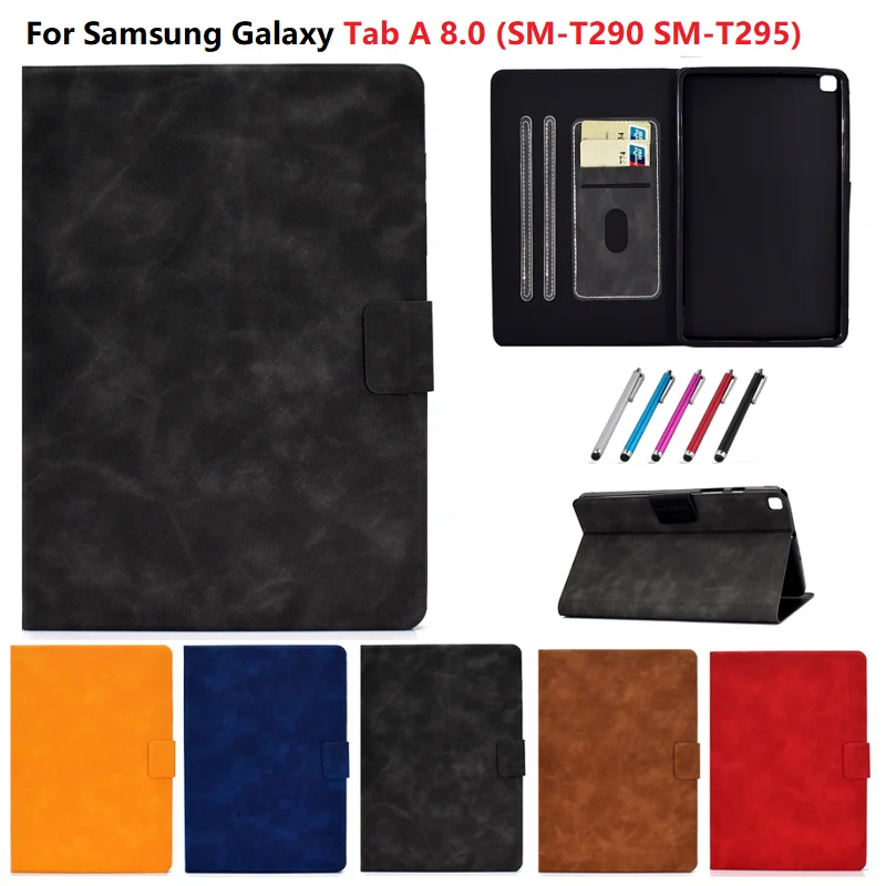 Чехлы для Samsung Galaxy Tab A8.0 чехол планшета A8 8 0 дюйма Женский A Магнитный с подарочной