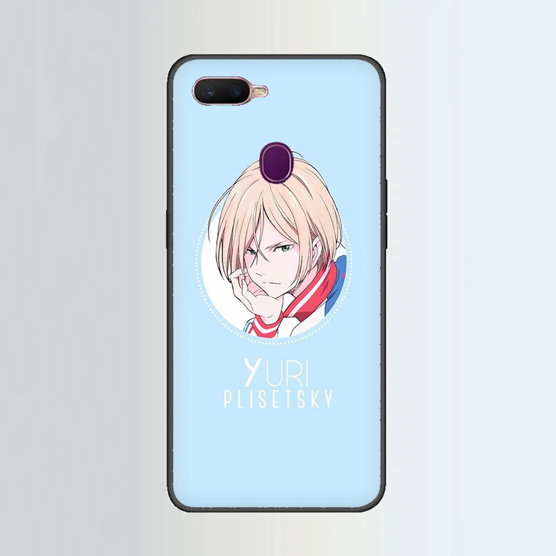 B6 Юри на льду Юрий аниме силиконовый чехол для телефона для OPPO R17 R15 F11 F9 Pro R11s A77 R11 R9s F9 F7 A73 A83 A59 A39 A5 - Цвет: B6