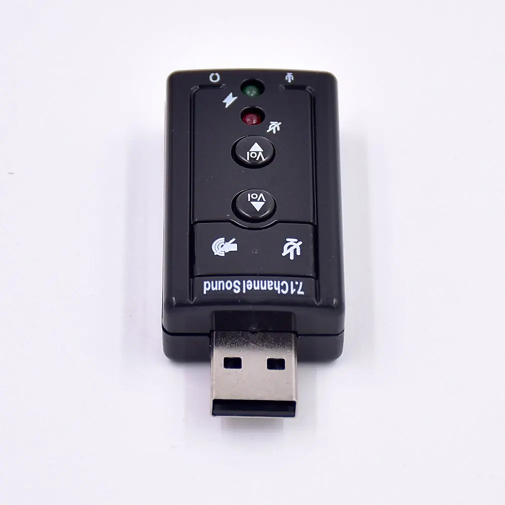 7,1 Внешняя USB звуковая карта USB к разъему 3,5 мм аудио адаптер для наушников Micphone Звуковая карта для Mac Win Compter Android Linux