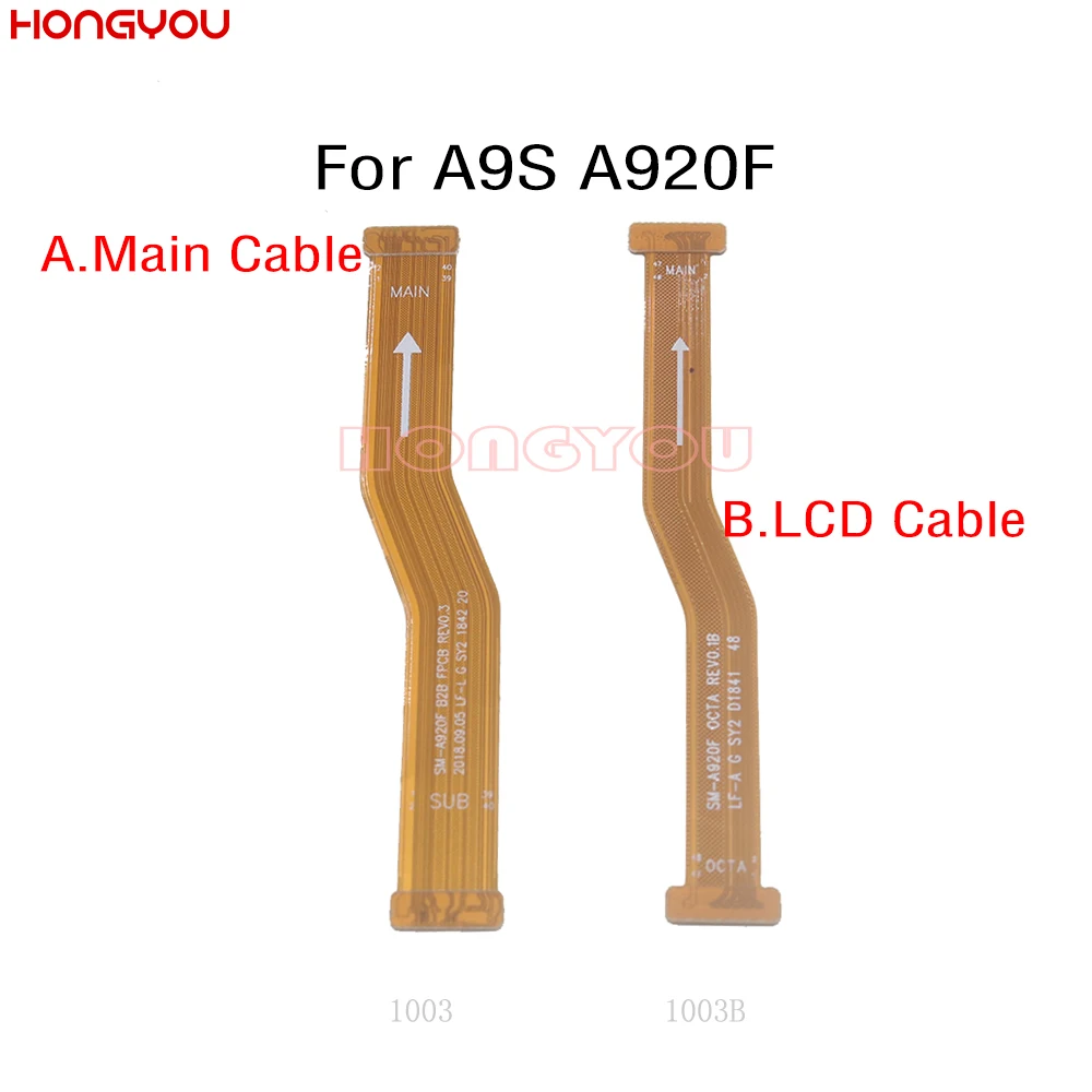 10 шт./лот для Samsung Galaxy A9S A920F A9200 SM-A920F ЖК-дисплей основная плата подключения